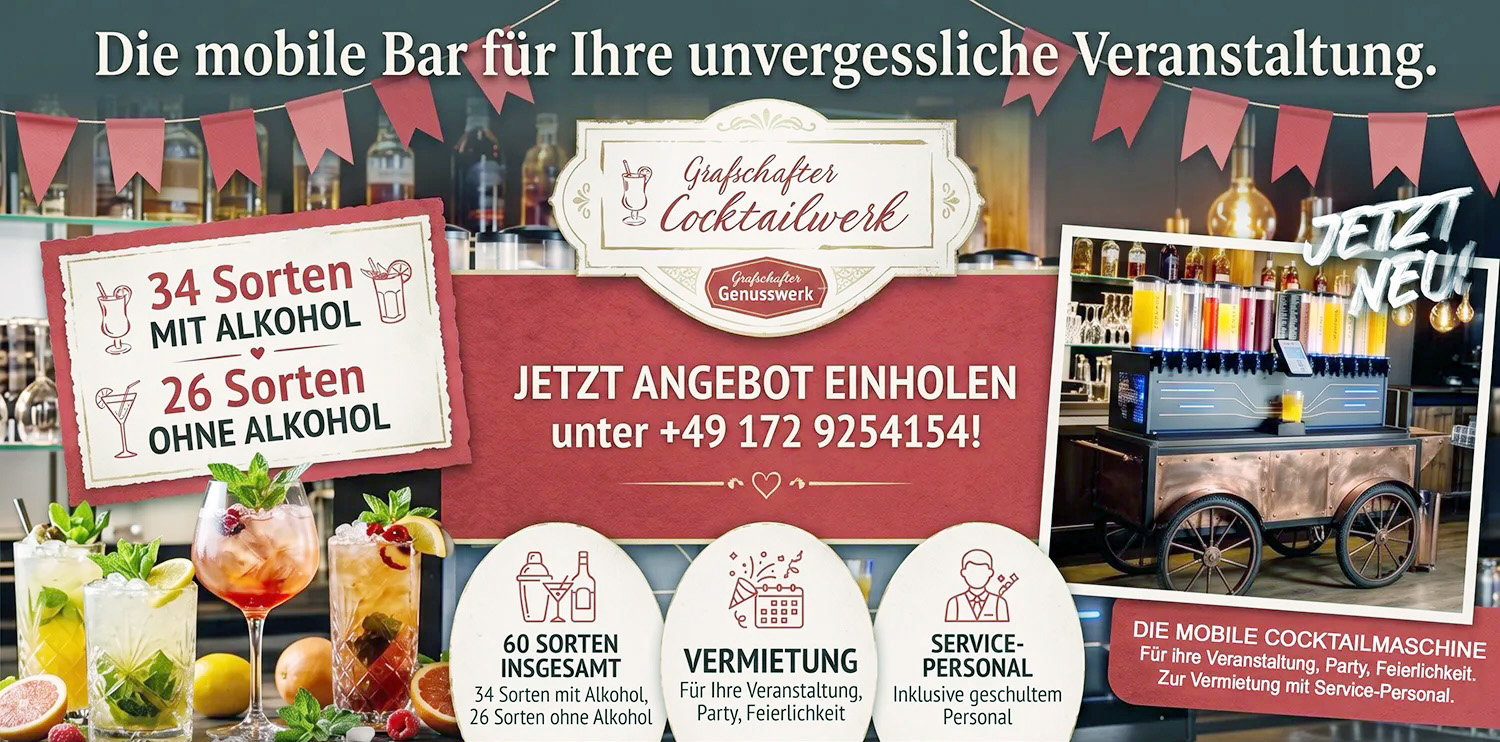 Die mobile Bar für Ihre unvergessliche Veranstaltung